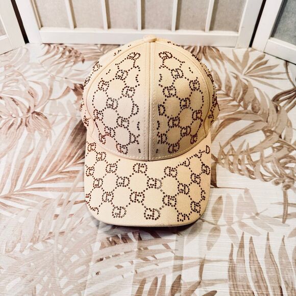 Baseball Cap Hat with Rhinestones - Picture 1 of 10